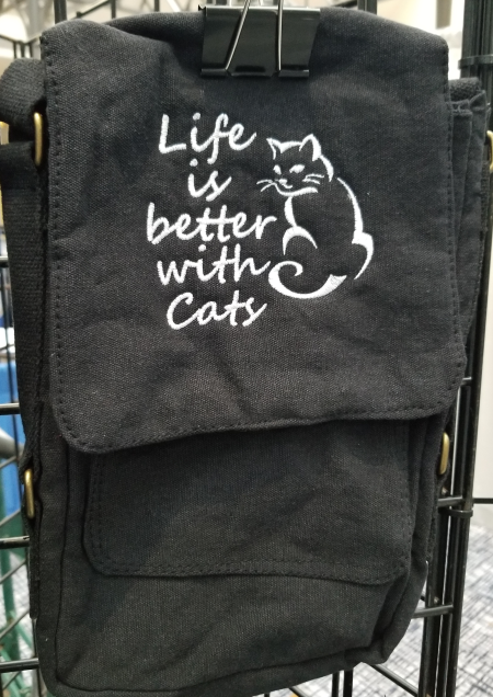 (image for) Life is Better with Cats Tech Bag