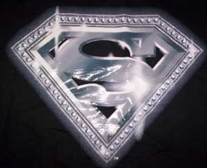 (image for) Superman Bling Gel Logo - Click Image to Close
