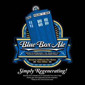 (image for) Blue Box Ale - Regenerating T-Shirt - Click Image to Close