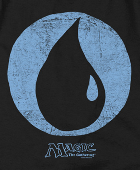 (image for) Blue Symbol Magic the Gathering™ T-Shirt - Click Image to Close