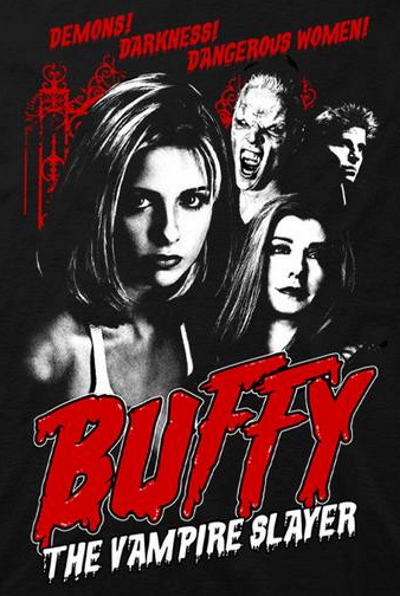 (image for) Buffy Staked Edward BabyDoll Shirt - Click Image to Close