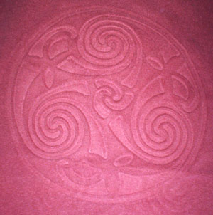 (image for) Celtic Spiral Embossed Shirt - Click Image to Close