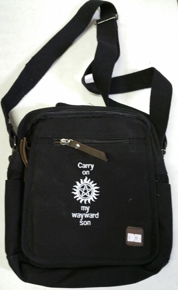 (image for) Carry On Supernatural Symbol Square Bag - Click Image to Close