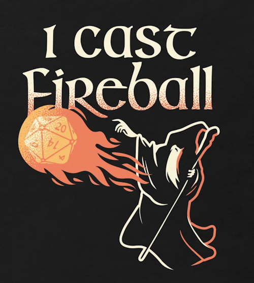 (image for) I Cast Fireball T-Shirt