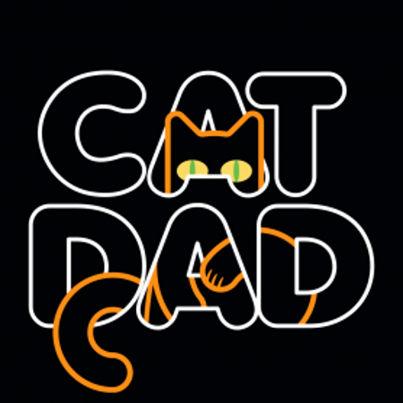 (image for) Cat Dad T-Shirt - Click Image to Close