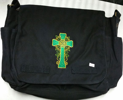 (image for) Celtic Cross Messenger Bag - Click Image to Close