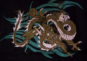 (image for) Tribal Chinese Dragon Shirt - Click Image to Close