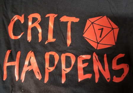(image for) Crit Happens T-Shirt - Click Image to Close