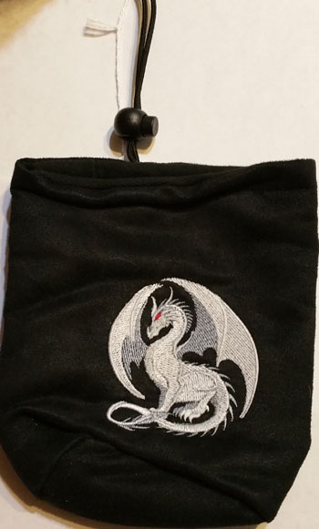 (image for) Dragon Dice Bag White - Click Image to Close