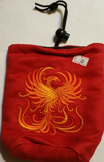 (image for) Phoenix Dice Bag Red Bag - Click Image to Close