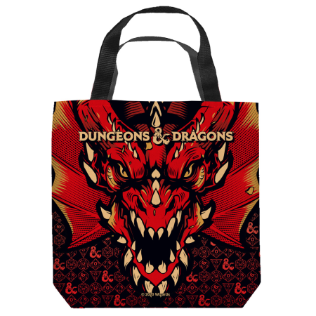 (image for) Dungeons & Dragons™ Dragon Large Tote Bag - Click Image to Close