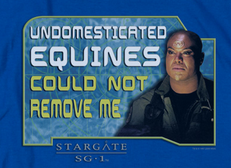 (image for) Teal'c Dedicated SG1 T-Shirt - Click Image to Close