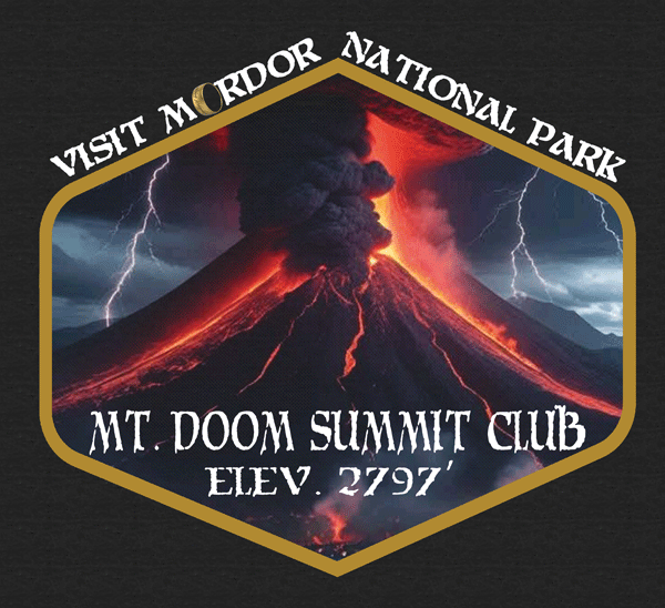 Mount Doom Summit Club T-Shirt (image for) Mount Doom Summit Club T-Shirt