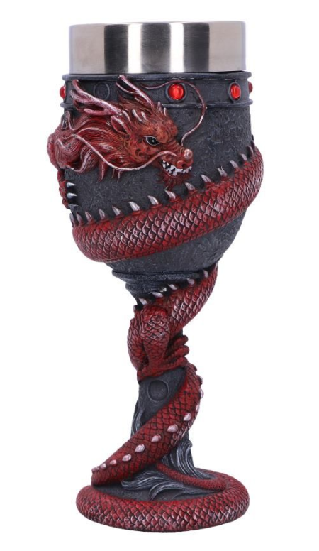 (image for) Dragon Coil Goblet Red - Click Image to Close