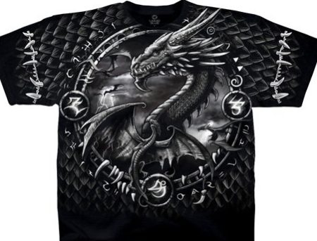 (image for) Dragon Dreamcatcher T-Shirt - Click Image to Close