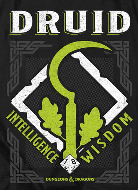 (image for) D&D™ Druid Class T-Shirt - Click Image to Close