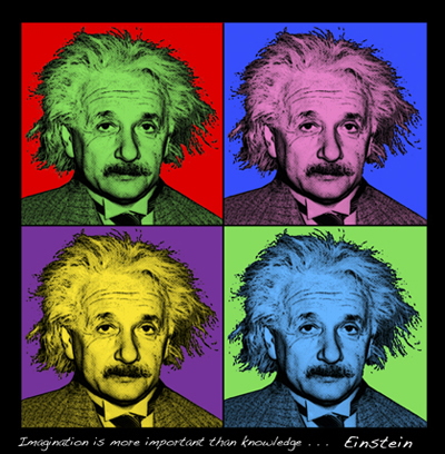 (image for) Einstein Imagine T-Shirt - Click Image to Close