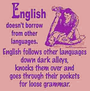 (image for) English Doesn't Borrow from Other Languages Baby Doll