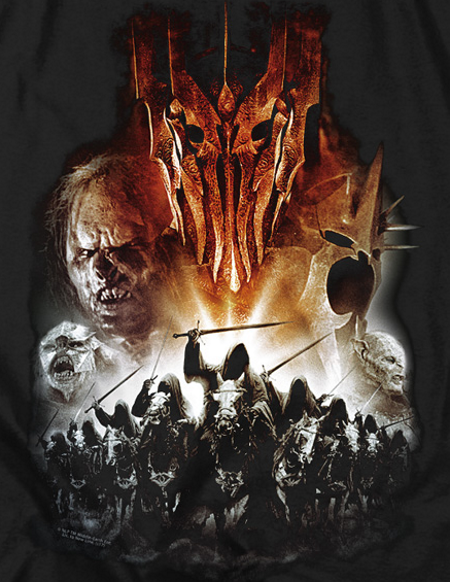 (image for) Evil Rising LOTR T-Shirt - Click Image to Close