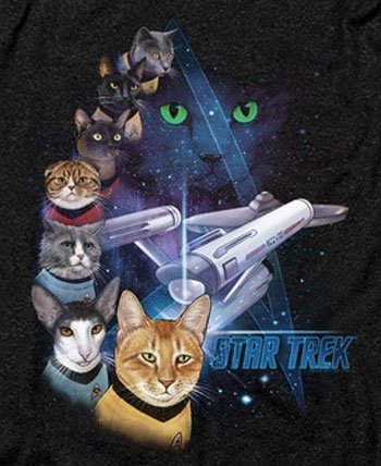 (image for) Feline Galaxy T-Shirt - Click Image to Close