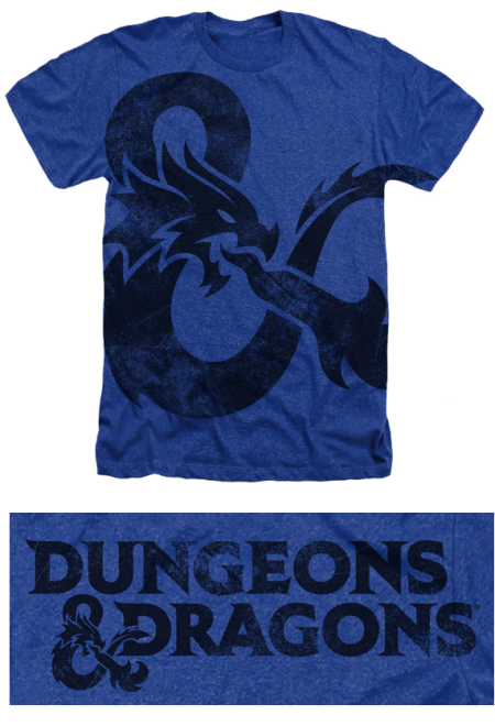 (image for) Giant Ampersand D&D™ Royal T-Shirt - Click Image to Close