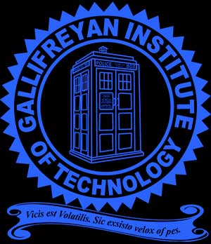 (image for) Gallifreyan Institute T-Shirt Black - Click Image to Close