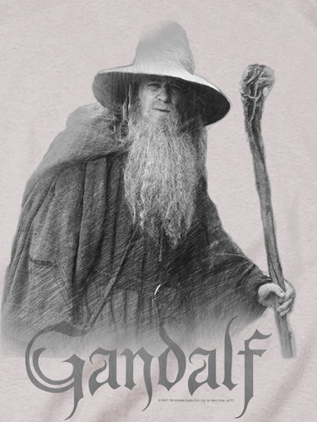 (image for) Gandalf the Grey LOTR T-Shirt - Click Image to Close