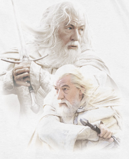 (image for) Gandalf the White LOTR T-Shirt - Click Image to Close