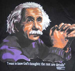 (image for) Gods Thoughts Einstein Quote Shirt