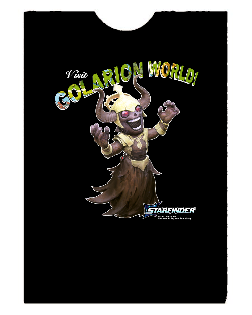 (image for) Visit Golarion World Starfinder® T-Shirt - Click Image to Close