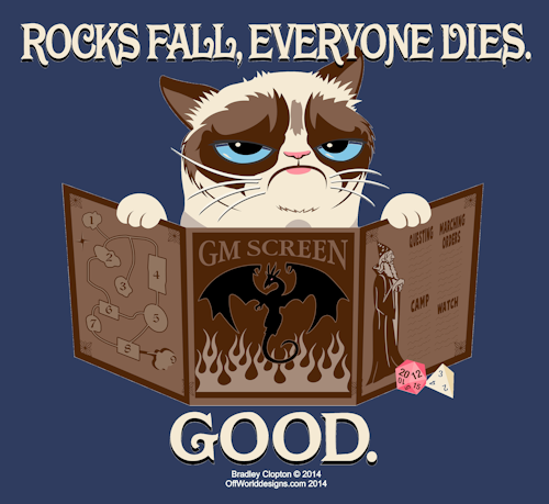 (image for) Grumpy Gamemaster Cat T-Shirt