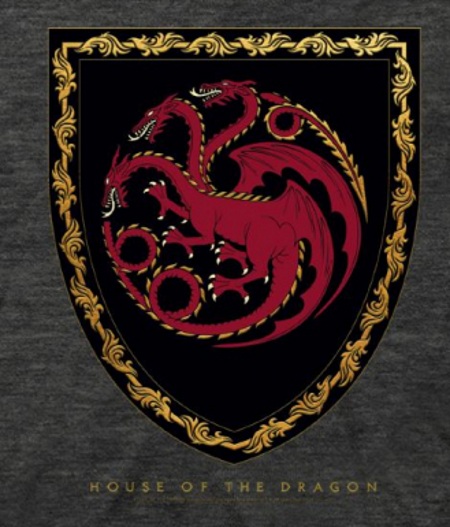 (image for) House of the Dragon Targaryen Shield T-Shirt - Click Image to Close