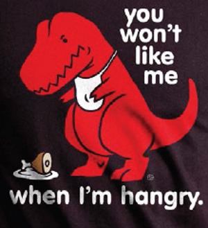 (image for) Hangry Dino T-Shirt - Click Image to Close