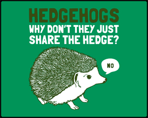 (image for) Hedgehogs T-Shirt - Click Image to Close