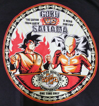 (image for) Hero Vs Hero OPM T-Shirt - Click Image to Close