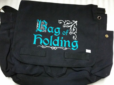 (image for) Bag of Holding Blue Messenger Bag - Click Image to Close