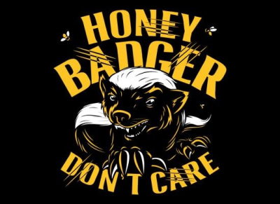 (image for) Honey Badger Don't Care Shirt - Click Image to Close