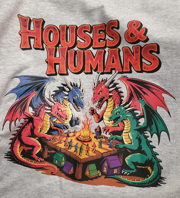 (image for) Houses & Humans Dragons Gaming T-Shirt