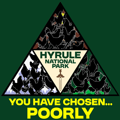 (image for) Hyrule Chosen Poorly T-Shirt