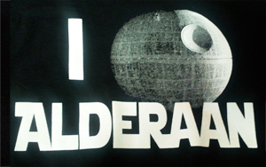 (image for) I [Deathstar] Alderaan T-Shirt - Click Image to Close