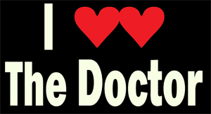 (image for) I Love The Doctor (Gallifreyan Style) T-Shirt - Click Image to Close