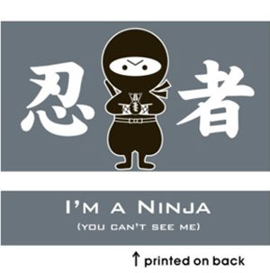 (image for) I'm a Ninja T-Shirt - Click Image to Close