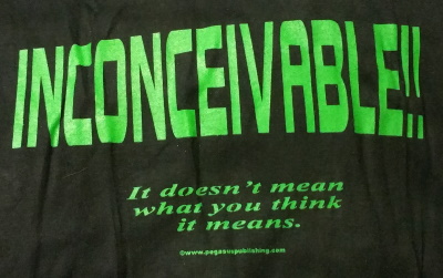 (image for) Inconceivable Licensed Shirt - Click Image to Close