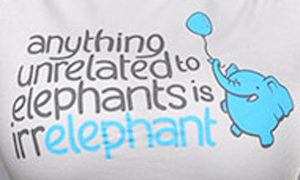 (image for) Irrelephant T-Shirt - Click Image to Close