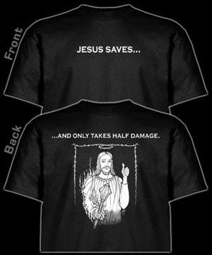 (image for) Jesus Saves T-Shirt - Click Image to Close