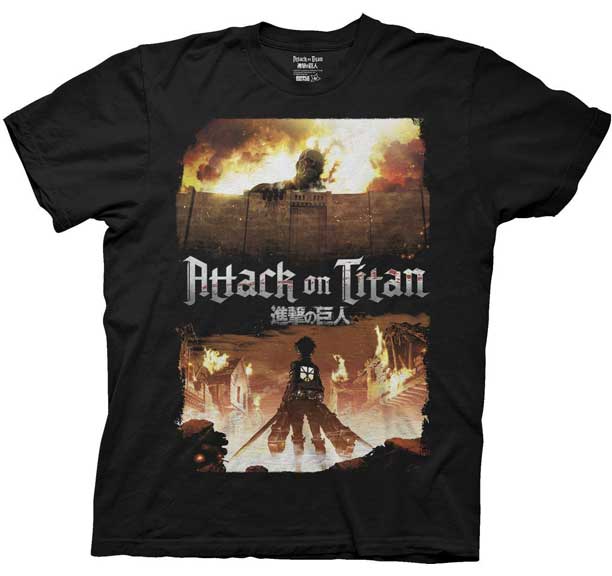 (image for) Attack on Titan Key Art T-Shirt - Click Image to Close