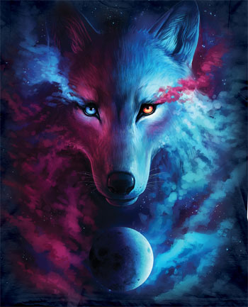 (image for) Where Light and Dark Meet Wolf T-Shirt