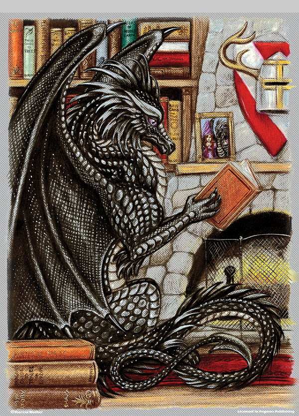 Library Dragon (image for) Library Dragon