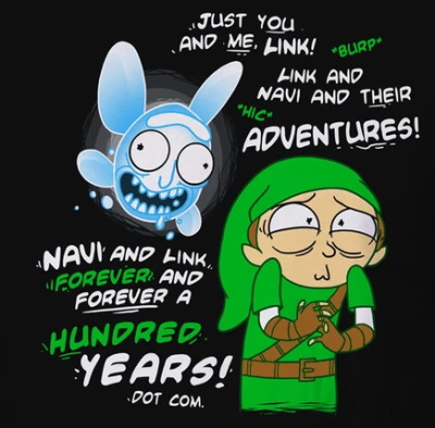 (image for) Navi & Link Forever T-Shirt - Click Image to Close