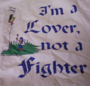 (image for) I'm a Lover Not a Fighter T-Shirt